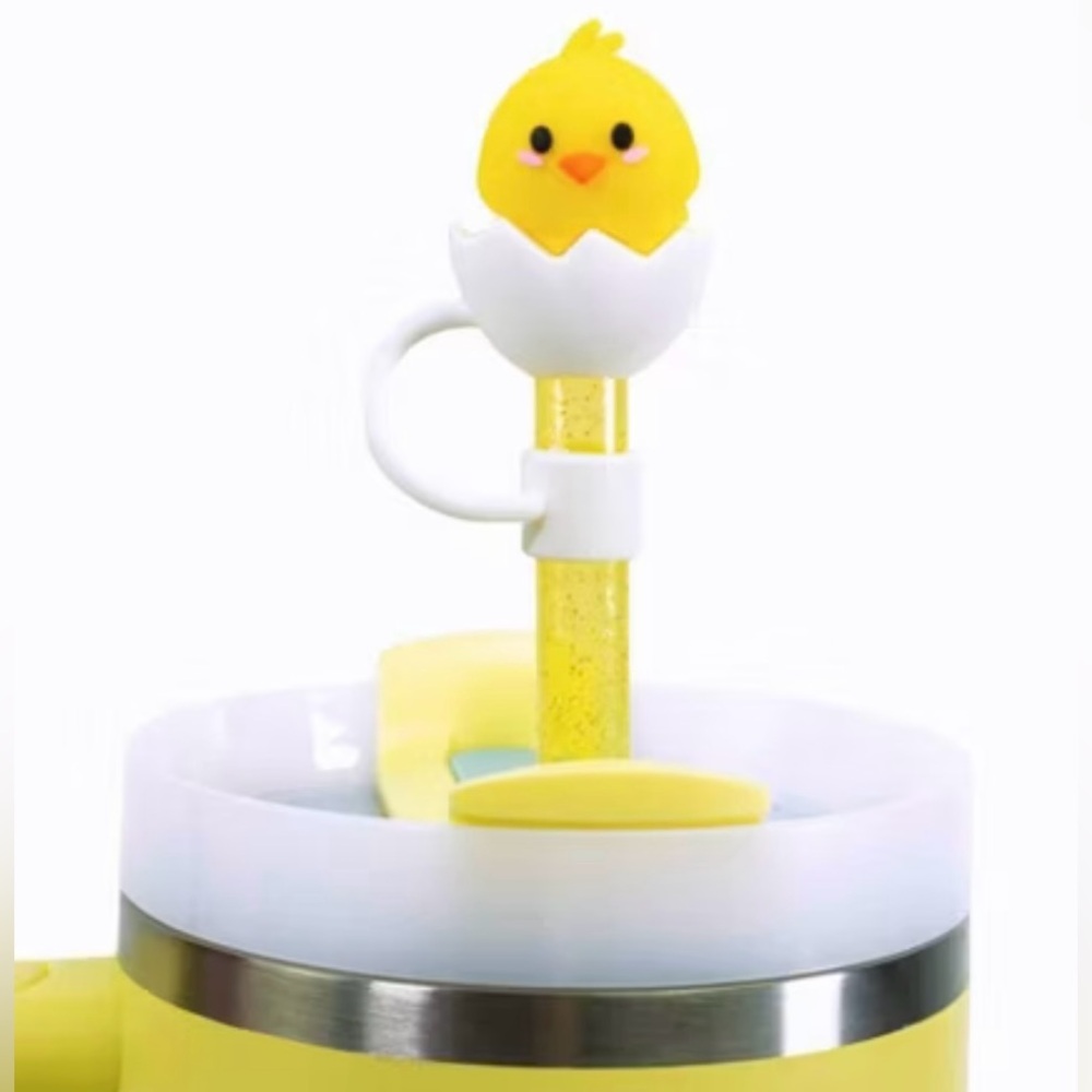 NEW!!! Char Charms Easter Straw Topper 4 Pack Set For Tumblers!-(NWT) - Picture 4 of 9